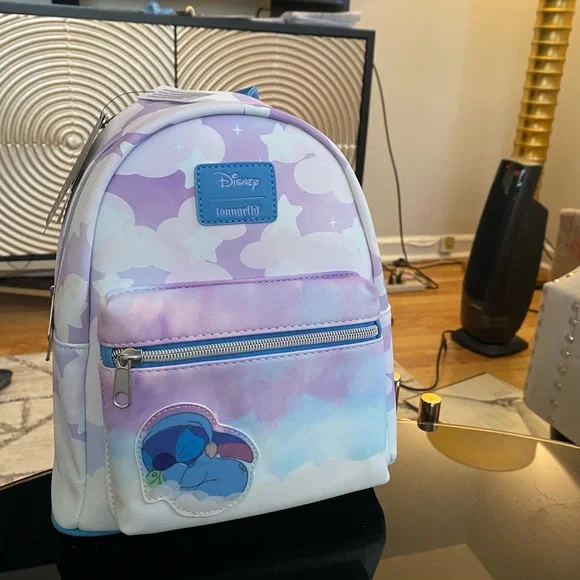Loungefly Disney Lilo and Stitch Sleeping Clouds Mini Backpack NEW Loungefly Disney Lilo & Stitch Sleep Cloud Mini Backpack  main image 3